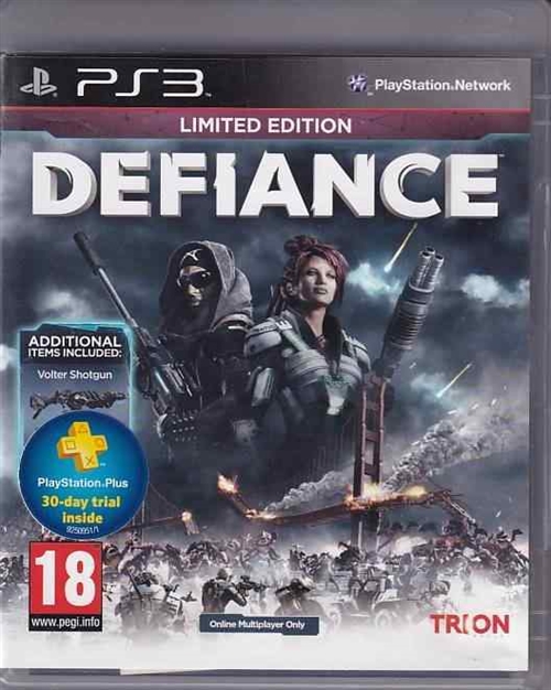 Defiance Limited Edition - PS3 (B Grade) (Genbrug)